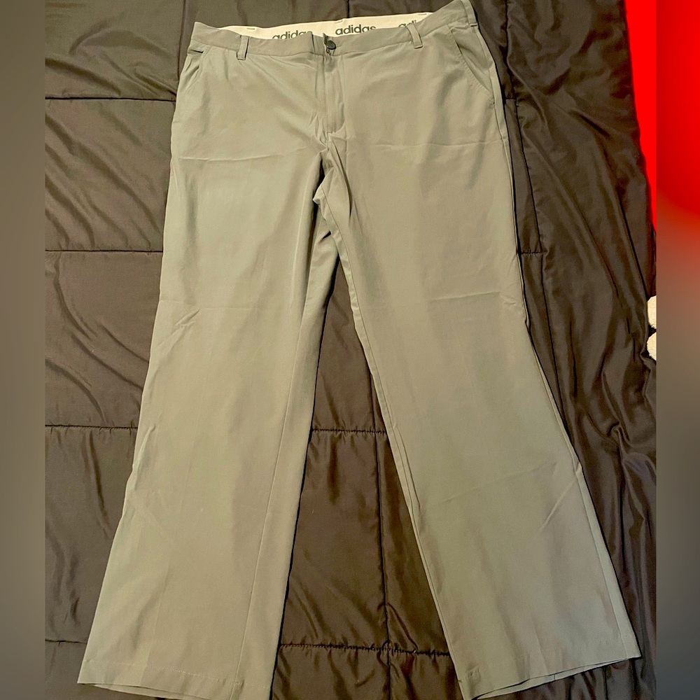 Men’s Grey Adidas golf pants. Size 40x32
